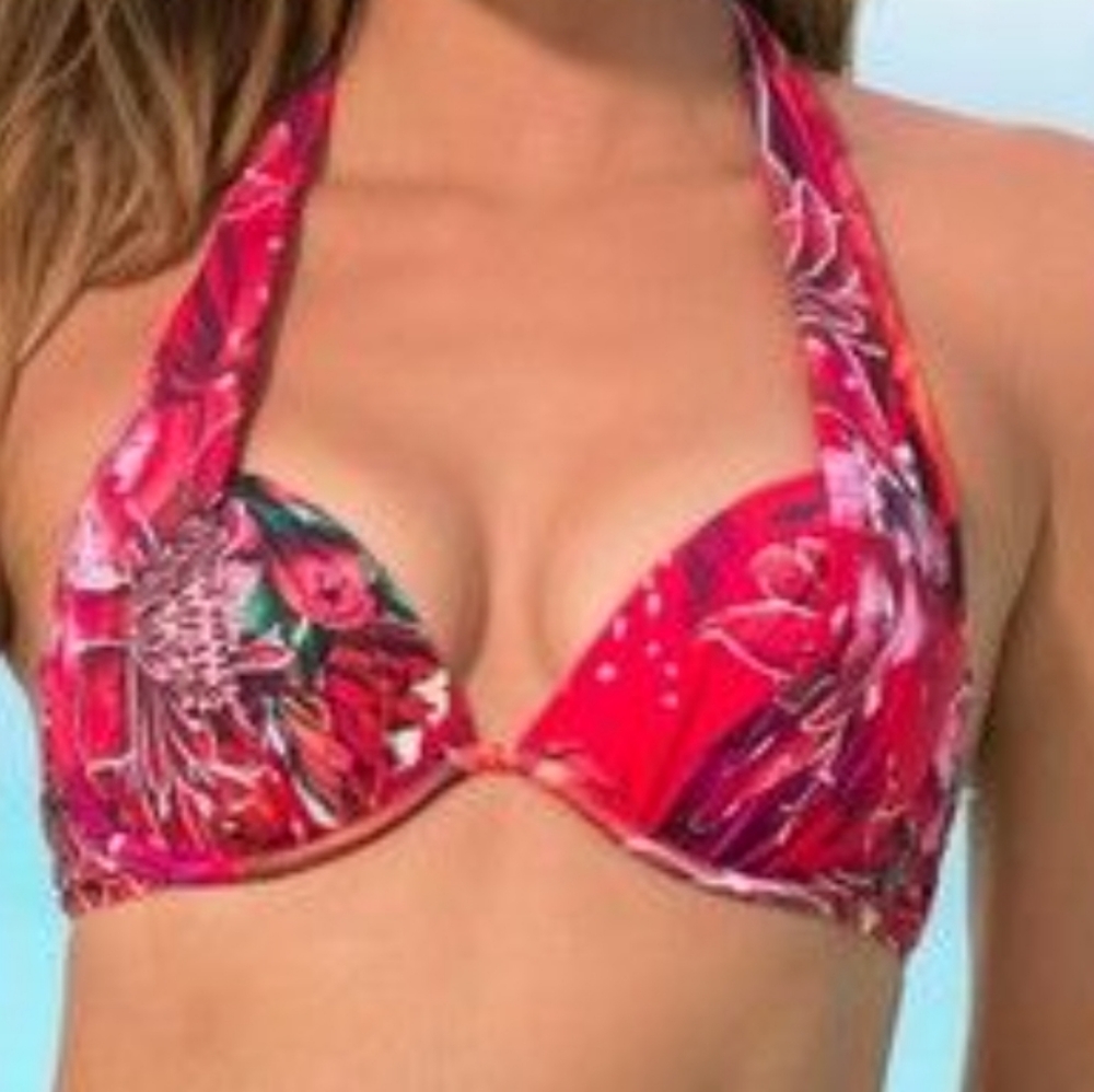 COPY - HAPARI Dragon Push-Up Bikini Top Sz small - Picture 1 of 8